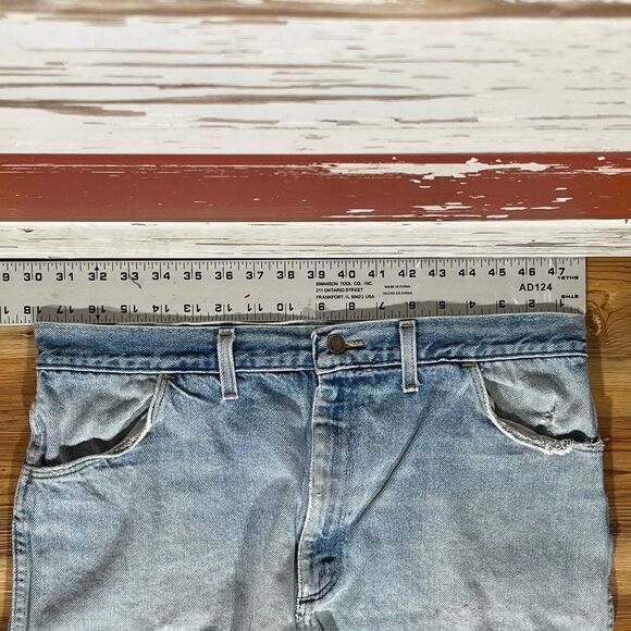 36w VTG USA 80s Rustler Cutoffs - Picture 6 of 11